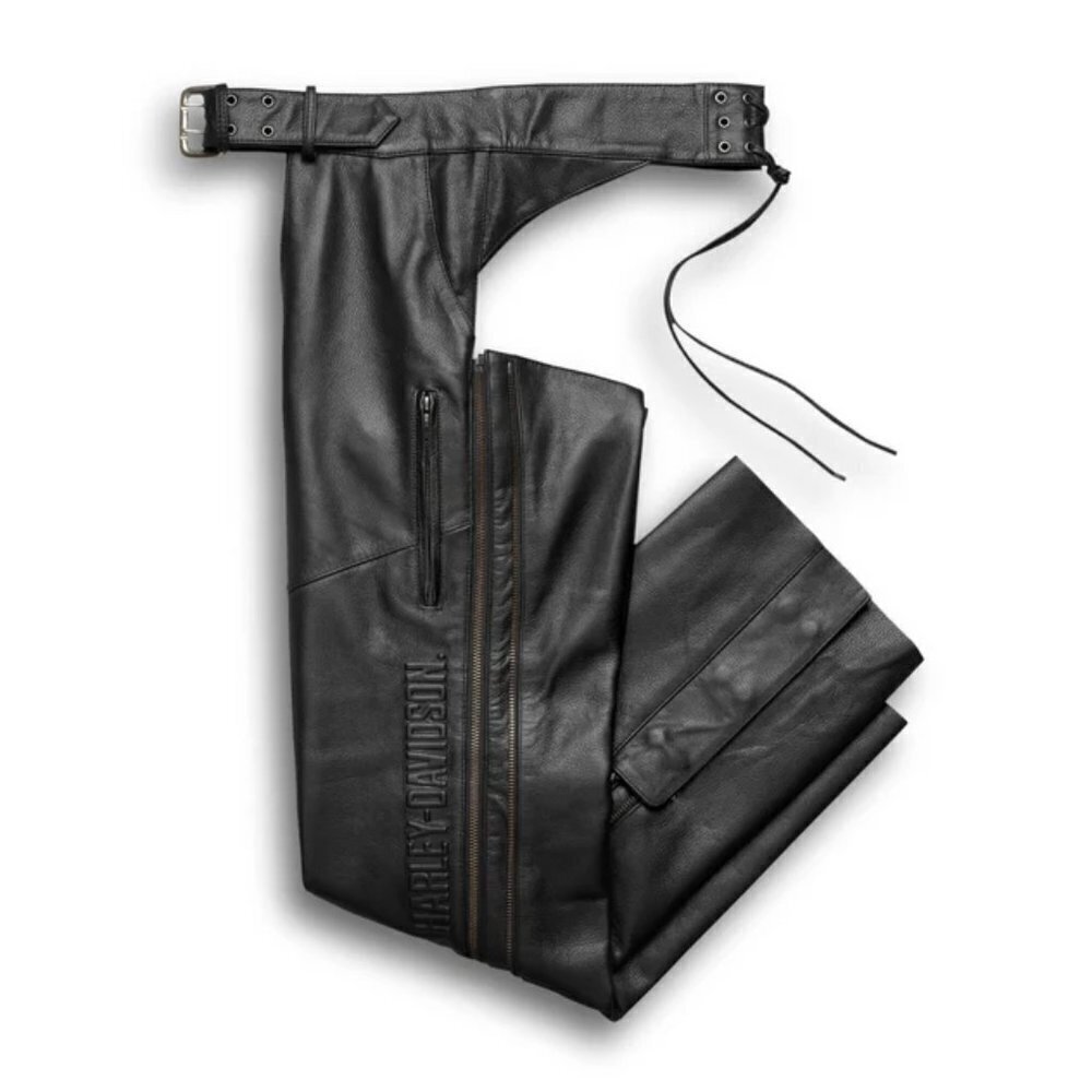 Authentic Harley Davidson Men’s Ultra Deluxe Chaps Large NWOT​​​​​​​​​​​